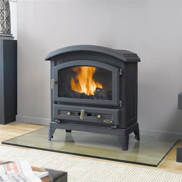 Stufa a legna 9 kW Verniciata Antracite CANADIAN - GODIN - 310103