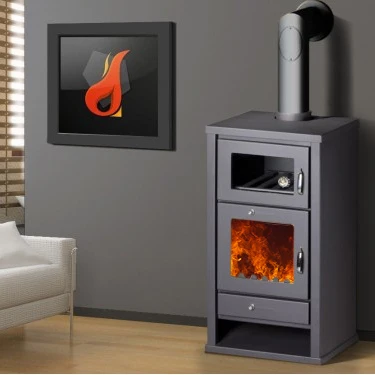 Stufa a Legna con Forno 16 KW BELLEZA DELUXE F