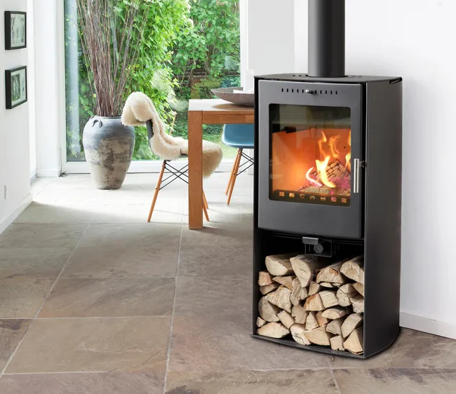 Stufa a legna nera ADURO 19, 5 kW