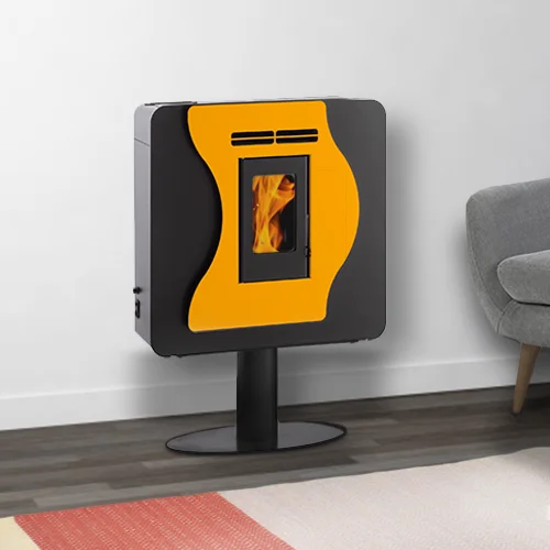 Stufa a pellet impermeabile EMAFLAM LUNA da 6 kW