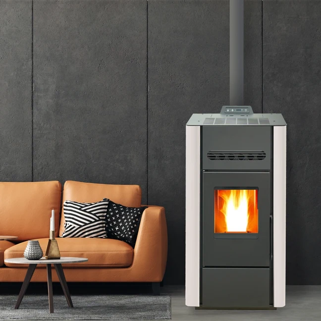 STUFA A PELLET TITAN BEAUTY 15 KW BORDEAUX