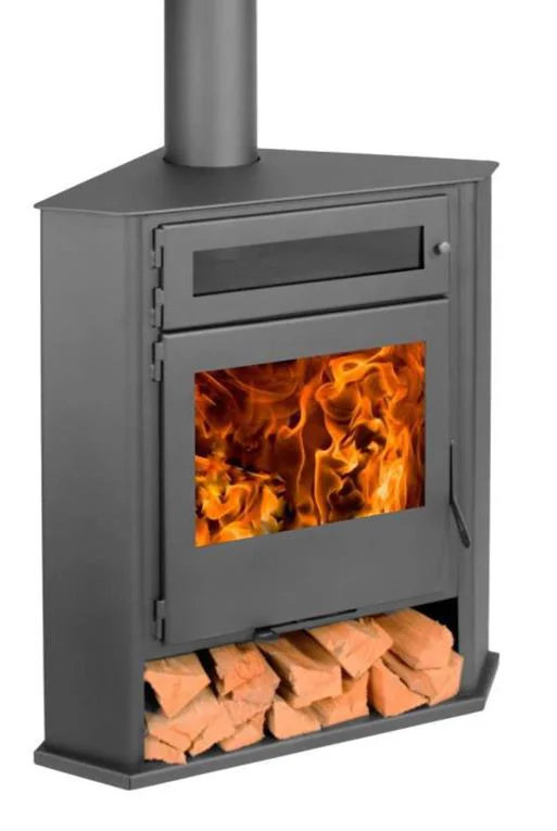 Stufa ad Angolo a Legna con Forno FORNO JUAN PANADERO R5 8 Kw
