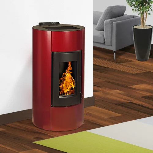 SUPRA ALIX 7 kW Stufa a pellet bianca stagna - Image 1