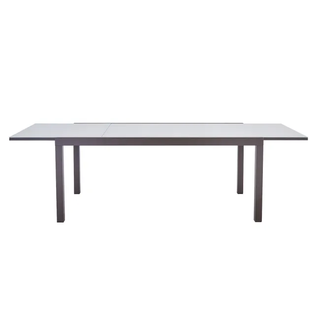 Tavolo allungabile Naterial Lyra II alluminio 180/260x75x96 cm moka