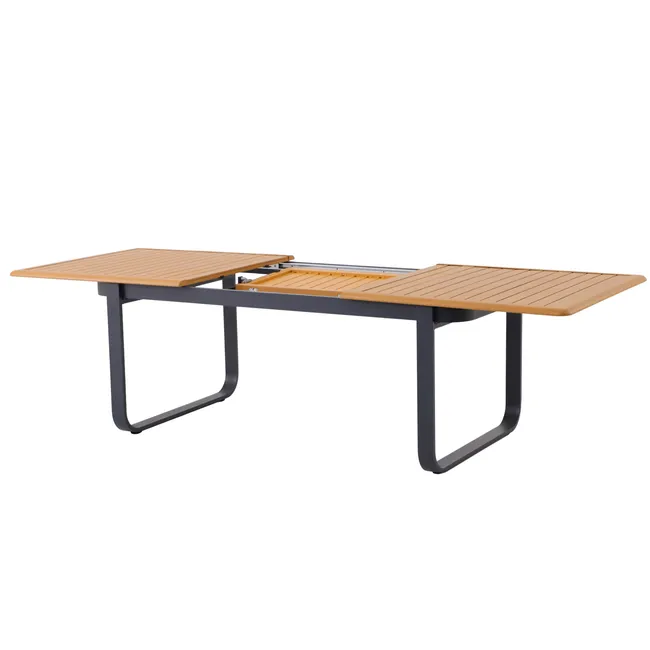 Tavolo da giardino allungabile in alluminio Calypso NATERIAL 192/257x100x74 cm