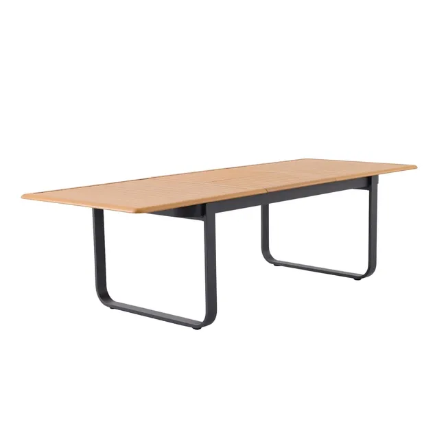 Tavolo Naterial Calypso 192 in Alluminio 257X100X74Cm Grigio