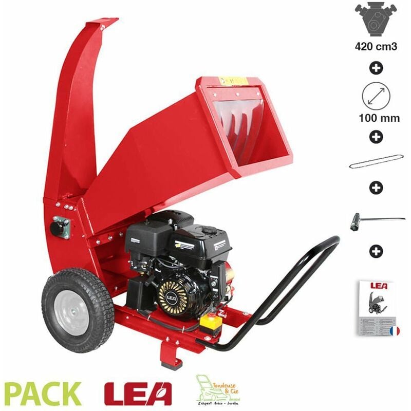 Trituratore trituratore 100 mm Potente motore da 15 HP LE56420-100 LEA